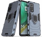 Xiaomi Mi 10T Pro Robuust Kickstand Shockproof Grijs Cover Case Hoesje ABL