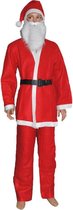 Budget Kerstman verkleed kostuum voor kinderen - Kerst verkleedkleding - Verkleden - Kerstmannen outfit/pak 122-128