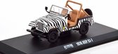 Jeep CJ-7 "Ace Ventura" 1976 Zwart / Wit 1-43 Greenlight Collectibles