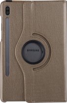 Samsung Galaxy Tab S6 Goud Book Case Tablethoes - PU