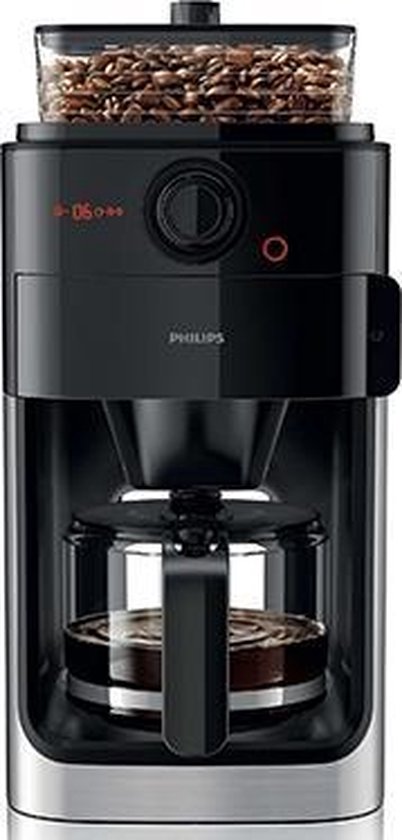 Philips Grind & Brew HD7767/00 - Koffiezetapparaat - Zwart/metaal