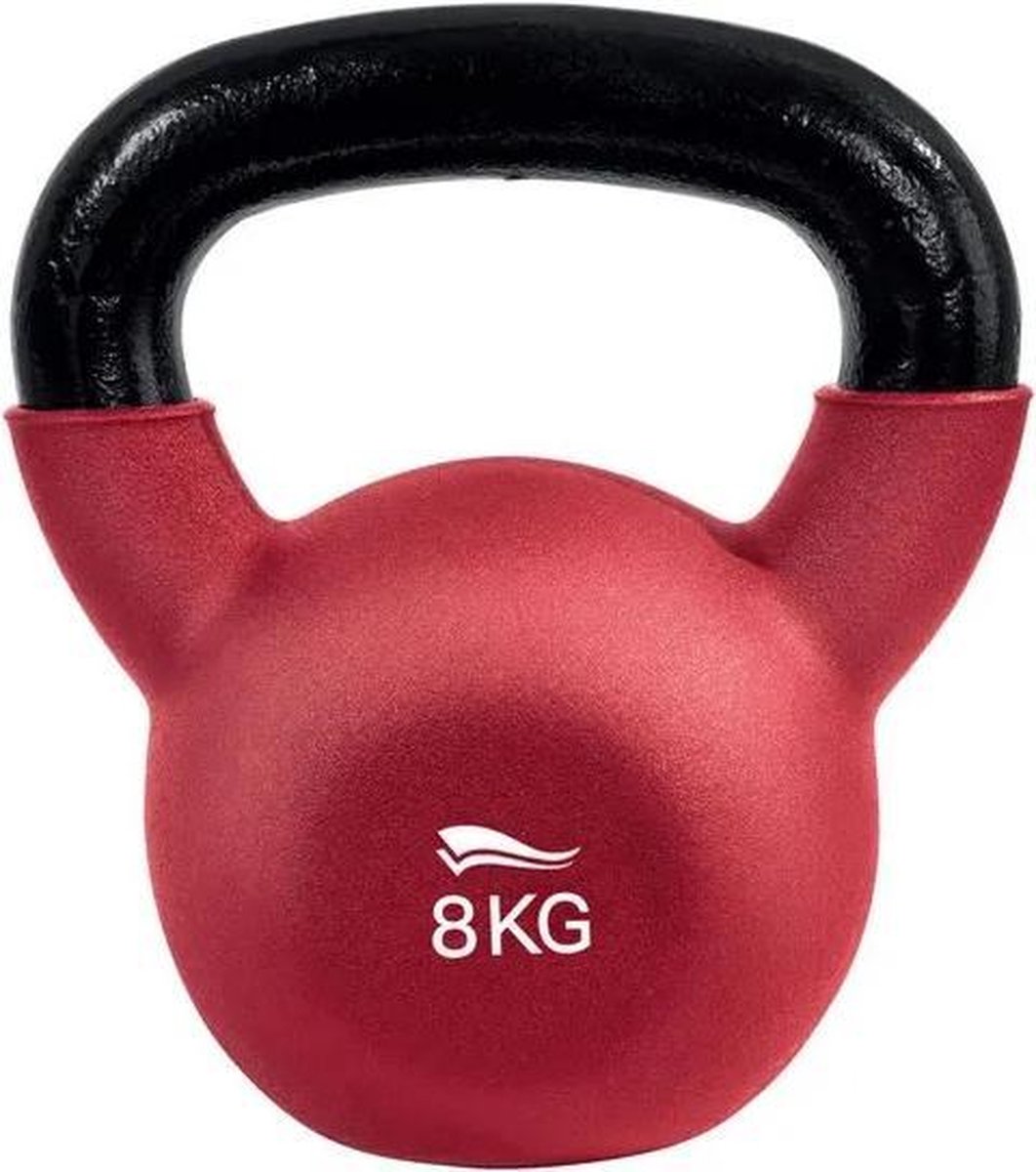 Kettlebell - Kettlebell 8 KG - Kettlebell Gietijzer - Kettlebell - focus fitness