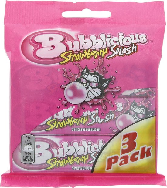 leveren Reageren Of Bubblicious Kauwgom - Hubba Bubba Kauwgom - Strawberry Splash - 3 stuks |  bol.com