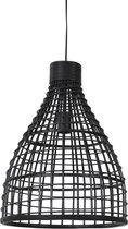 Light & Living hanglamp Ø40x51 cm PUERTO rotan zwart