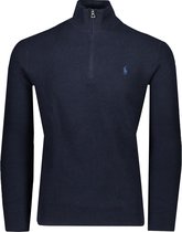 Polo Ralph Lauren  Trui Blauw Aansluitend - Maat XL - Heren - Herfst/Winter Collectie - Katoen