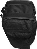Fietstas 20 liter met rode streep 30 × 27 × 26 cm
