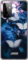 6F hoesje - geschikt voor Samsung Galaxy A72 -  Transparant TPU Case - Blooming Butterflies #ffffff