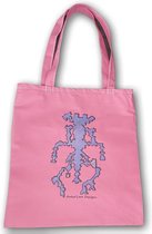 Anha'Lore Designs - Alien - Exclusieve handgemaakte tote bag - Oud roze
