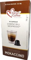 Italian Coffee Mokaccino capsules - 100x koffiecups - Compatibel