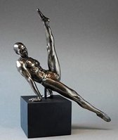 MadDeco - beeldje - naakte - man - gymnast - op - sokkel
