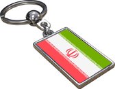 Iran Vlag - Sleutelhanger - Cadeau - Verjaardag - Kerst - Kado - Valentijn