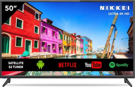 Graveren hartstochtelijk Vruchtbaar NIKKEI NU5018S Ultra HD / 4K 50 inch Smart TV | bol.com