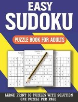 Sudoku Puzzle Book For Adults