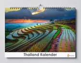 Thailand verjaardagskalender 35x24cm | Wandkalender | Kalender | Verjaardagskalender Volwassenen