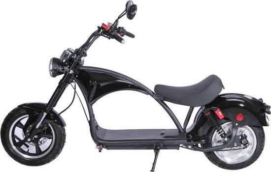 Scooter électrique - 2021 - Harley Davidson - 45km / h - E-Chopper - Zwart  -... | bol.com