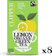 Clipper Organic Green Tea Lemon - 8 x 20 zakjes - NL-BIO-01