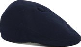 Profuomo Flat Cap Geweven Navy - maat 58