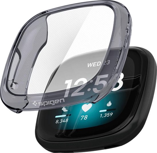 Spigen - Coque Fitbit Versa 3 - Siliconen Ultra Hybrid Space Crystal  Transparent | bol.com