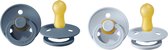 BIBS Fopspeen - 2 stuks - Petrol en Baby Blue - Maat 6-18 Maanden