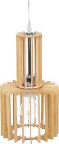 Beliani NIARI - Hanglamp - lichte houtkleur - MDF