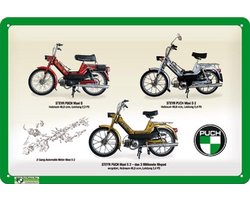 Steyer Puch Maxi.  Metalen wandbord  20 x 30 cm.