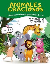 Animales Graciosos Libro para colorear para ninos de 4-8