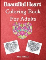 Beautiful heart coloring book for adults