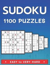 1100 Sudoku Puzzles Easy to Very Hard