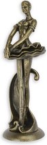 Ballerina - Gietijzeren beeld - Bronzen afwerking - 48.7 cm hoog