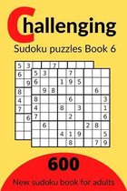 Challenging sudoku puzzles book 6