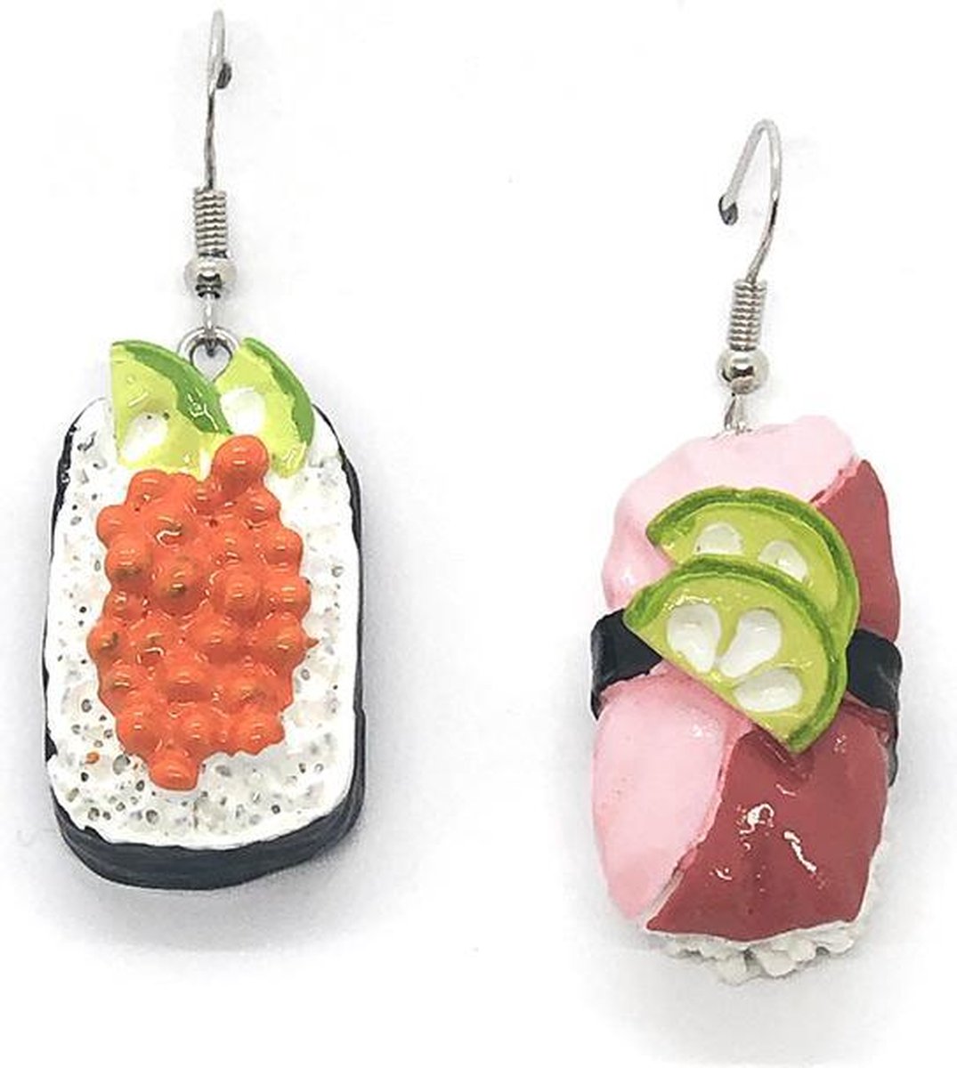 Boucles d'oreilles Sushi japonais | Culture asiatique | Résine bijou 3D |  Cadeau pour... | bol.com