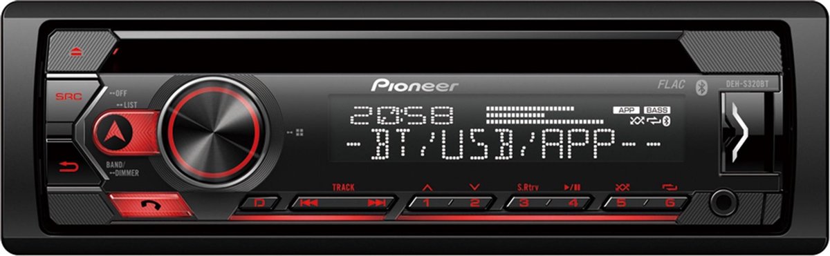 Pioneer DEH-S320BT - Autoradio met bluetooth
