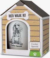 Mok - Hond - Cadeau - Cocker Spaniel - Gevuld met een dropmix - In cadeauverpakking met gekleurd lint