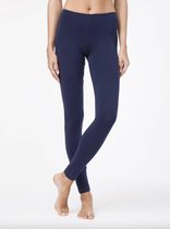 Premium kwaliteit Dames Thermo Legging - Blauw - Maat S/M