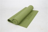 EKO-Standaard Yogamat - Groen - mat voor yoga en fitness - 6mm dik