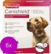 Beaphar Canishield Parasietenband Hond - Anti vlooien en tekenmiddel - 6 x per stuk Groot