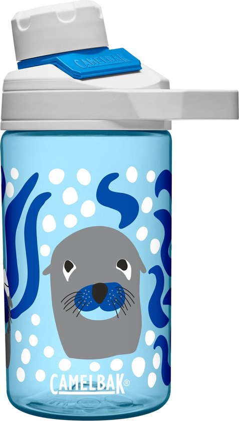 CamelBak Chute Mag Kids - Drinkfles - 400 ml - Blauw (Curious Sea Lions)