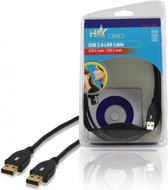 HQ HQCC-148HS USB 2.0 LAN Kabel - USB-A (m) naar USB-A (m) - 2m