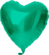 Folat - Folieballon hart green (45cm)