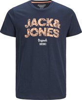 JACK&JONES ORIGINALS JORLEFO PLACEMENT TEE SS CREW NECK UPG Heren T-shirt - Maat XL