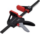 Hand lijm klem - Heavy Duty stalen eenhandige stangklem - Quick-Grip-klem met 180 kg spankracht - 12 inch / 30 cm