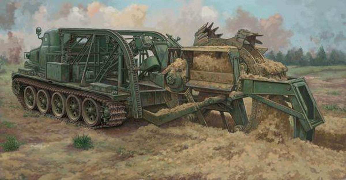 Military Btm-3 High Speed Trench Digging Vehicle