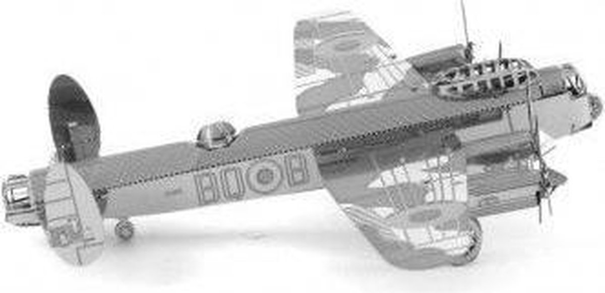 Metal Earth Modelbouw 3D Lancaster bommenvliegtuig - Metaal — afbeelding 7