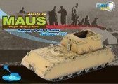 The 1:72 ModelKit of a Maus Super-Heavy Tank weight Mock-up Turret   Boblingen 1944.

Fully assembled model

The manufacturer of the kit is Dragon Armor.This kit is only online