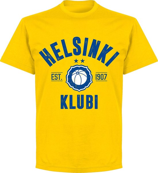 Helsinki Established T-shirt - Geel - 4XL