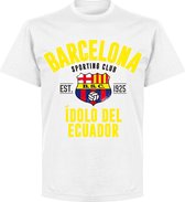 Barcelona Sporting Club Established T-shirt - Wit - XXL