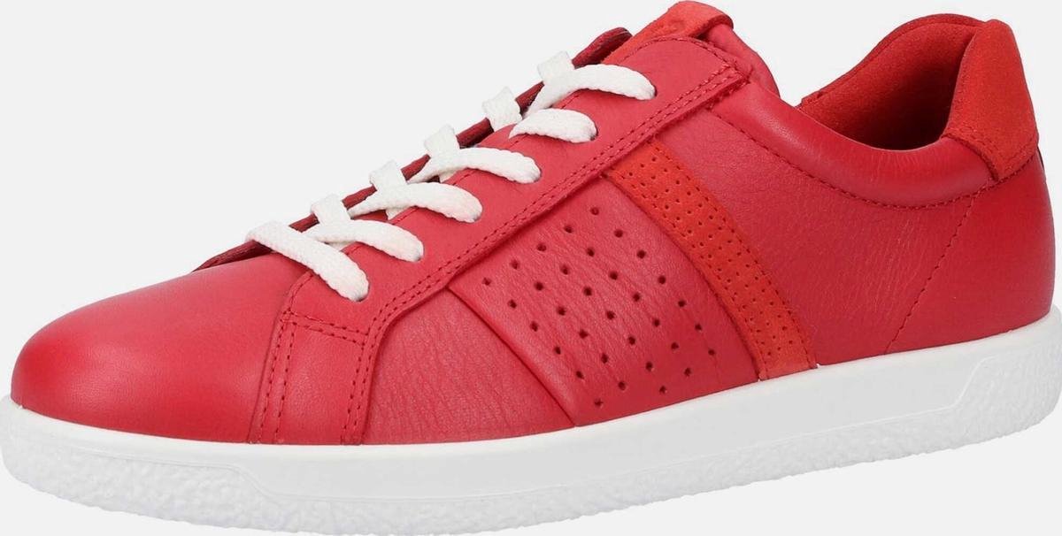 ECCO Leisure Dames Sneaker - Rood - Maat 36 | bol.com