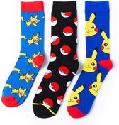 3 paar Pokemon sokken maat 38-40