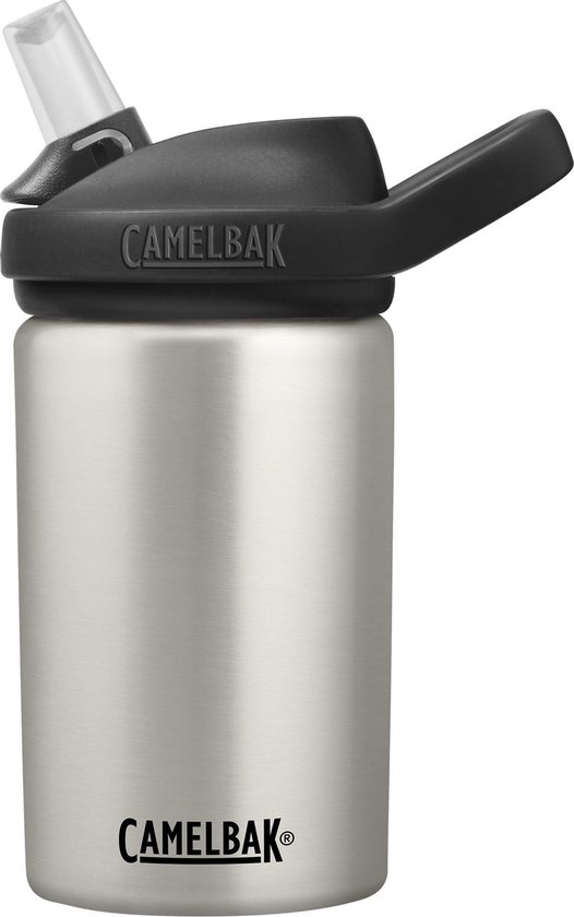 Foto: Camelbak eddy kids single wall sst drinkfles 400 ml metaal bare steel 