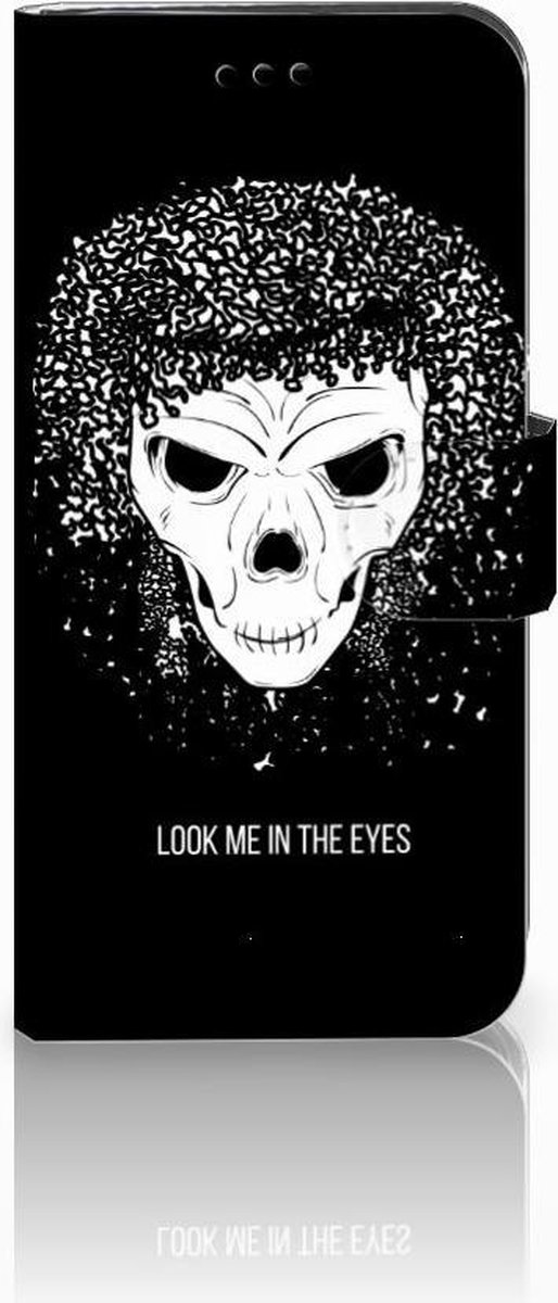 Telefoonhoesje met Naam Huawei P10 Lite Skull Hair